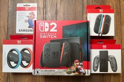 🏎️ Nintendo Switch 2 “Mario Kart” Deluxe Racing Pack –  BRAND NEW 🏎️ - Image 1 of 4
