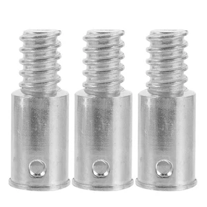 3 Pezzi Connettore Filettato Metallo Scopa Manico Fine Accessorio - Foto 1 di 12