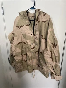 US Army Cold Weather Parka Large Regular Desert Camouflage 8415-01-470-2828 - Picture 1 of 10