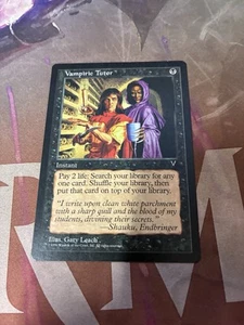 NM Vampiric Tutor x1 Visions MTG Magic the Gathering Black Instant Card - Picture 1 of 2