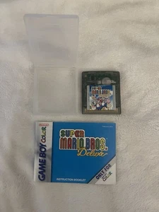 Super Mario Bros Deluxe Game Boy Color Game + Manual Nintendo 1999 - Picture 1 of 5