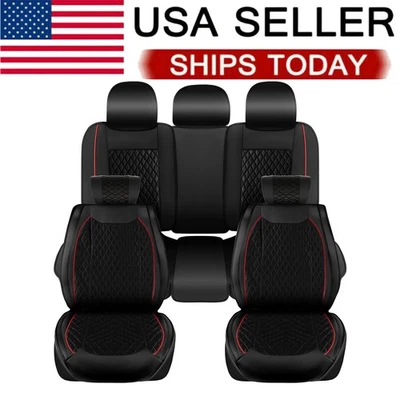 Fundas de asiento de auto para Dodge Ram 2500 3500 2008-2023 5 asientos cuero 5 asientos Tnagdi Foto 1 de 4