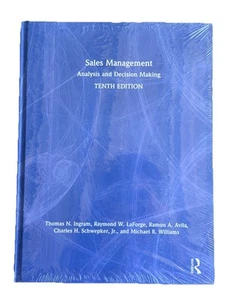 Sales Management By Thomas Ingram Hard Cover 10th Edition Sealed New - Picture 1 of 2