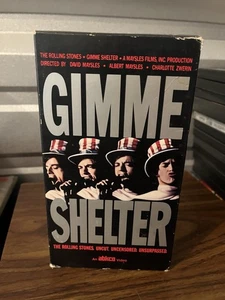 GIMME SHELTER - The Rolling Stones, Tina Turner VHS - Picture 1 of 4