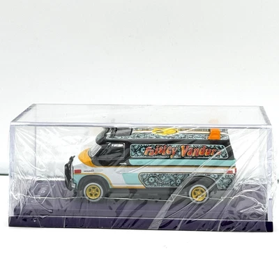 NVRland Black 1983 GMC Vandura Michael Heralda 1/64 Custom Painted Black Paisley - Image 1 of 4