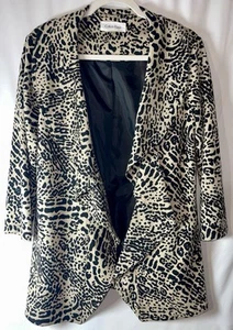 Calvin Klein Jacket Soft Lined Open Front Women’s Size 10 - Picture 1 of 5