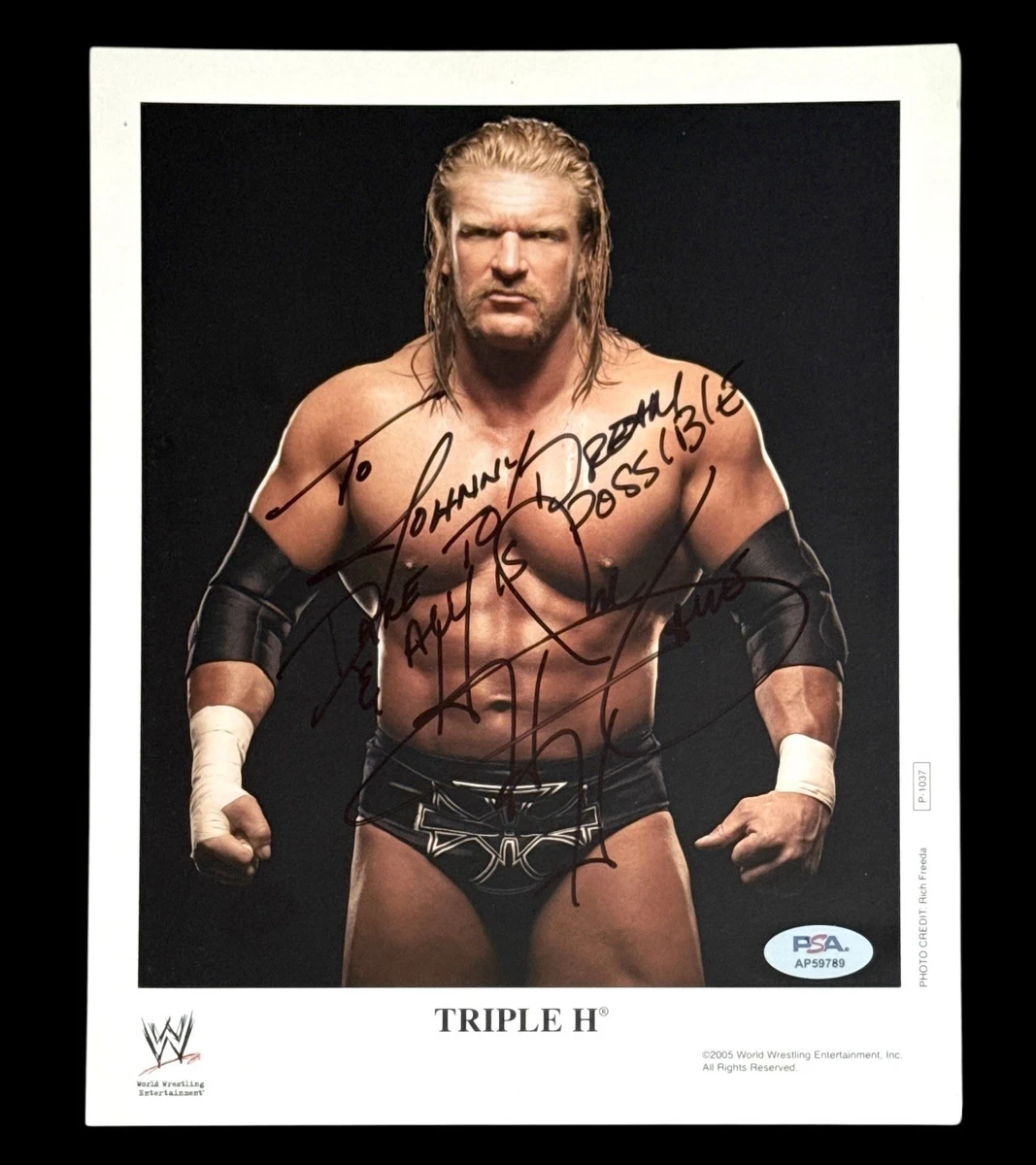 triple h signed products for sale | eBay