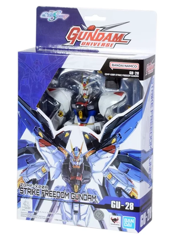 Boneco de ação Gundam Universe GU-28 "ZGMF-X20A Strike Freedom Gundam" *NOVO* 2024 - Imagem 1 de 1