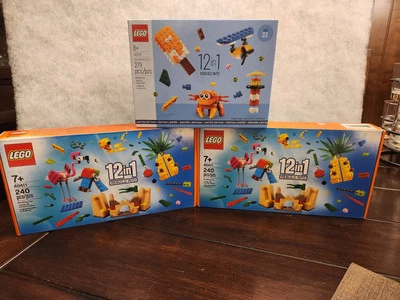 3 Lego Promo sets not sold in stores 12 in 1 Rebuild sets sold together READ NEW - Image 1 of 4