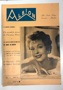 Vintage 1957 Dior High Fashion Florence Architecture RARE ALBION Magazine No. 1 - Imagen 1 de 8