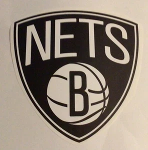 Brooklyn Nets Logo 10”x10” NBA Teammate Fathead / Poster Wall Graphics - Picture 1 of 1