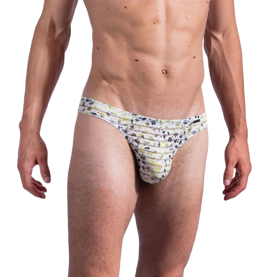 Olaf Benz ROUGE 2166 Mini String Homme sous-vêtements string bref sexy bande soyeuse camouflage - Photo 1/1
