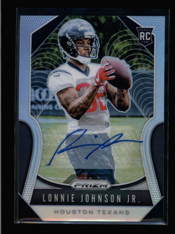 LONNIE JOHNSON JR 2019 PANINI PRIZM ROOKIE SILVER PRIZMS AUTOGRAPH AUTO AX6187 - Image 1 of 1