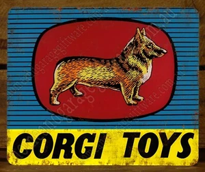 MDF SIGNAGE/BACKDROP/ADVERT - 230MM X 190MM X 6MM THICK - CORGI TOYS - Picture 1 of 1