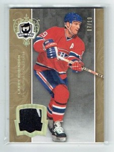 07-08 UD Upper Deck The Cup  Larry Robinson  /10  Gold Spectrum  Patch  HOF