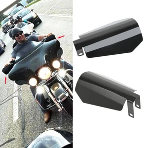 Large Gloss Coffin Cut Handguards Hand Guards For Harley 2007-up Touring Baggers - Picture 1 of 14