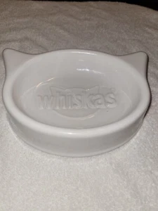Whiskas Cat Feeding Dish, Water Whisker’s White Cat Bowl Limited Edition - Picture 1 of 3
