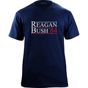 Vintage Reagan-Bush 1984 Kampagne T-Shirt - Bild 1 von 4