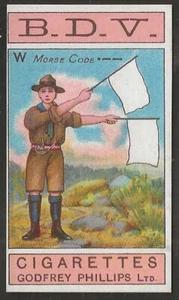 PHILLIPS - SEMAPHORE SIGNALLING 1916 PFADFINDER - #23 - W  - Bild 1 von 2