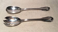 Buccellati Italy Vintage Borgia Sterling Silver 2 Piece Fork Spoon Serving Set