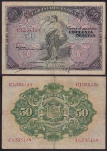 España 50 pesetas 1906 serie C BC/F - Picture 1 of 1