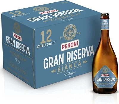 Peroni Birra Gran Riserva Bianca Cassa Birra 12 Birre Bottiglia da 0,5