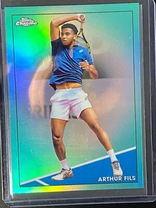 2021 Topps Chrome Aqua Refractor /150 Arthur Fils #81 Rookie RC - Bild 1 von 2