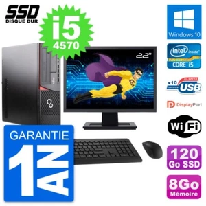 PC Fujitsu E920 Dt Bildschirm 22 " Intel i5-4570 RAM 8Go SSD 120Go Windows 10 - Bild 1 von 7