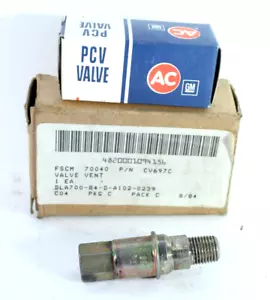 FORD MUTT M151 M151A2 PCV VALVE CV 697C WHITE CHEVY G506 CRANKCASE NOS - Foto 1 di 4