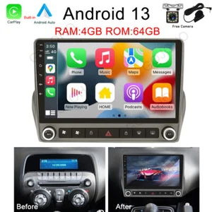 64GB For Chevrolet Camaro 2008-2015 Android 13 Car Radio Stereo Carplay GPS Navi - Picture 1 of 19