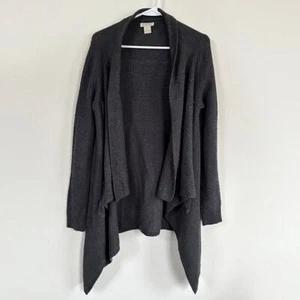 Lucky Brand Waterfall Cardigan Sweater Oversized Fringe Open Front MEDIUM - Picture 1 of 12
