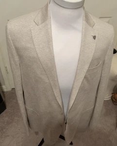   DANIEL CREMIEUX LINEN/COTTON BLAZER SPORT COAT MADE IN CANADA    46 R - Picture 1 of 12