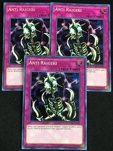YUGIOH ANTI RAGEKI LCKC-DE104 1ST SECRET X3 NM - Bild 1 von 1