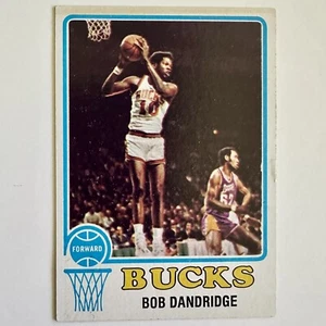 1973 Topps HOF Bob Dandridge of the Milwaukee Bucks / #33 / sehr guter Zustand⭐️🏀 - Bild 1 von 2