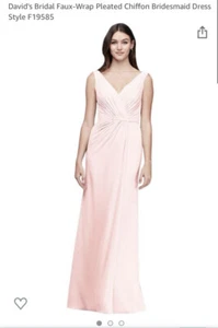 Neu David’s Brautjungfern Kleid Größe 8 Stil F19585 - Bild 1 von 5
