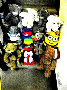 11x SOFT *** LARGE *** CUDDLY TOY bundle Teddy bears etc less than £2 each - Picture 1 of 4