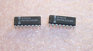 QTY (25) DM74ALS161BN NSC 16 PIN DIP PACKAGE 4 bit COUNTER NOS 1 TUBE - Picture 1 of 2