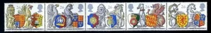 Great Britain, Four Assorted Mint Sets of Postage Stamps, Never Hinged - Picture 1 of 4