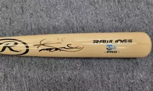 Taylor Ward autograph signed Natural Blonde Rawlings Bat Angels ~ BAS WIT Holo - Picture 1 of 4