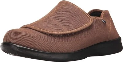 PROPET Cush 'N Foot Slip On Casual Slippers Shoes Sand Corduroy Brown 13 XX 5E - Image 1 of 4