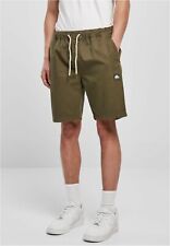 Southpole Shorts Men's Bermuda With Drawstring IN Jersey Cotton Olive