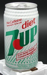 Diet 7up; Seven-Up Bottling Co. of Indiana; Indianapolis, Ind.; Soda Pop Dose - Bild 1 von 5