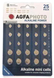 24 baterías de celda con botón de moneda alcalina XTRALIFE, MAX AG1 AG3 AG4 AG10 AG12 AG13 - Imagen 1 de 3