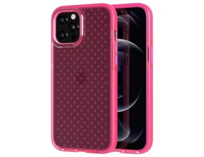Tech21 Evo Check Case for Apple iPhone 12 Pro Max 5G - Luminous Pink - Image 1 of 2