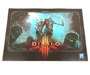 BlizzCon 2016 Diablo 3 Necromancer Expansion Poster Rare 20x14 Blizzard - Picture 1 of 3