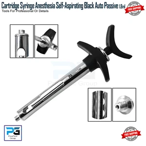 Dentist Dental Aspirating Cartridge Syringe Dental Anesthetic Syringes 1.8ML - Picture 1 of 8