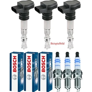 3x DELPHI Zündspule+BOSCH Zündkerze für Nissan Juke F16 DiG-T 117 1.0 Micra V - Bild 1 von 12