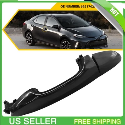 Manija de puerta exterior negra delantera derecha para Toyota Corolla 2014-2019 6921702947 Foto 1 de 4