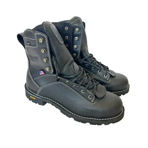 BOTAS DE TRABAJO DANNER QUARRY EE. UU. 12 PUNTERA DE ALEACIÓN MET-GUARD IMPERMEABLES 17311- NUEVAS Negras - Imagen 1 de 13