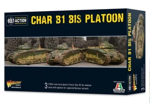 Warlord Games Bolt Action: Char B1 Bis Platoon WLG 402015501 - Picture 1 of 7